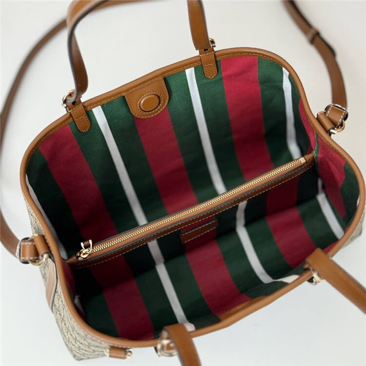 Replica Gucci GG Emblem Small Tote Bag 815214 FAD6L 9758 (6)