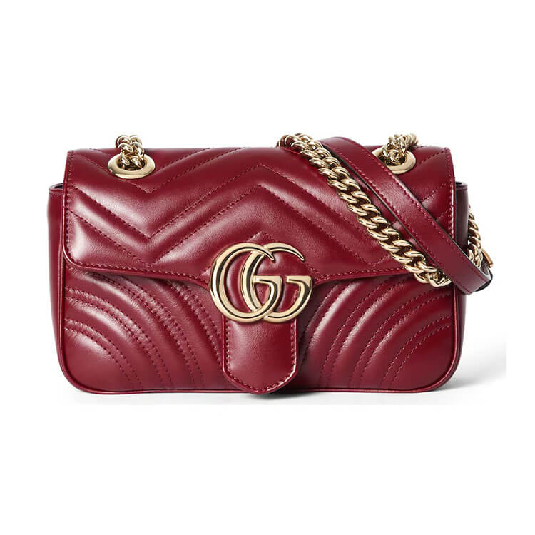 Replica Gucci GG Marmont Mini Shoulder Bag 446744 AADPJ 6207 (1)