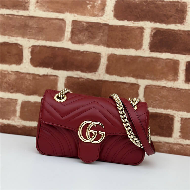 Replica Gucci GG Marmont Mini Shoulder Bag 446744 AADPJ 6207 (2)