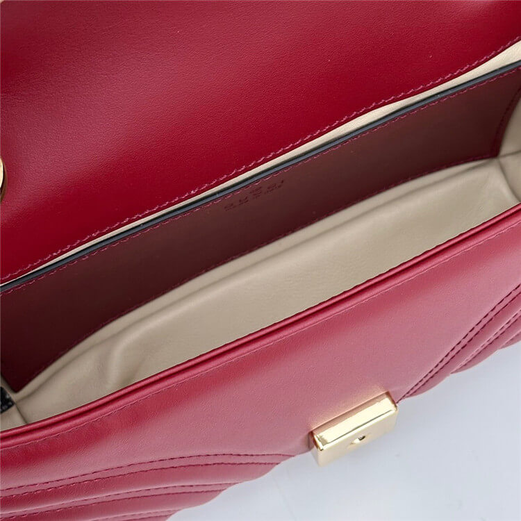 Replica Gucci GG Marmont Mini Shoulder Bag 446744 AADPJ 6207 (6)