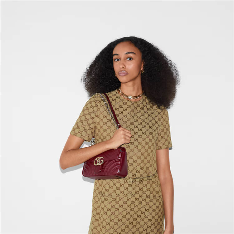 Replica Gucci GG Marmont Mini Shoulder Bag 446744 AADPJ 6207 (7)