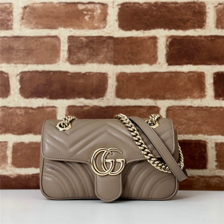 Replica Gucci GG Marmont Mini Shoulder Bag 446744 AAER0 1523 (2)