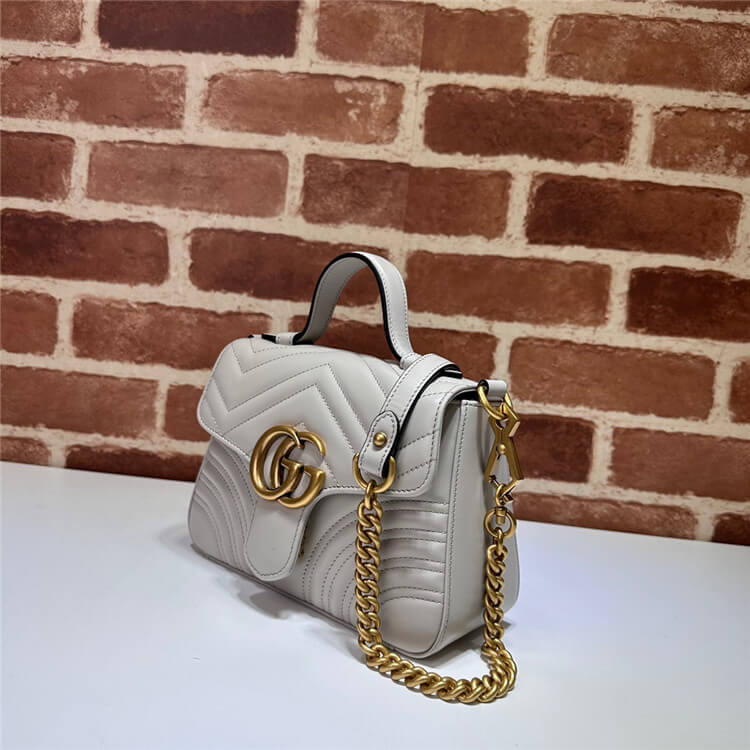Replica Gucci GG Marmont Mini Top Handle Bag 547260 AABZC 1712 (3)