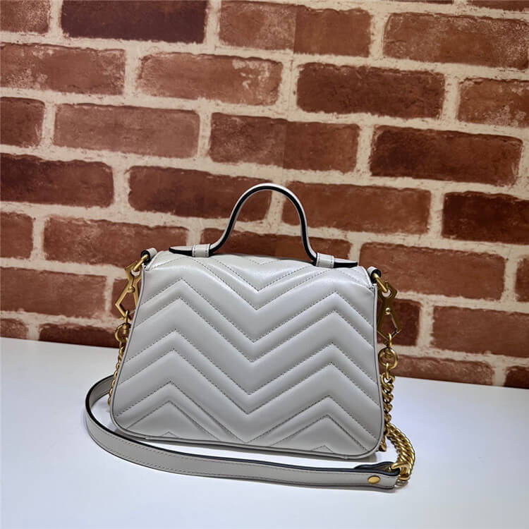 Replica Gucci GG Marmont Mini Top Handle Bag 547260 AABZC 1712 (4)
