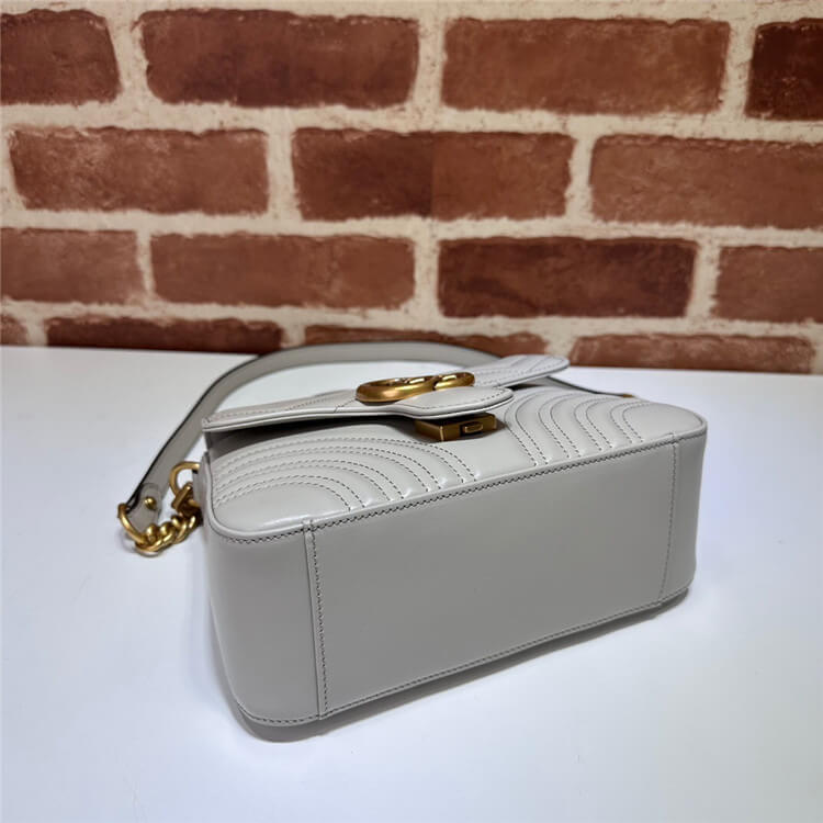 Replica Gucci GG Marmont Mini Top Handle Bag 547260 AABZC 1712 (5)