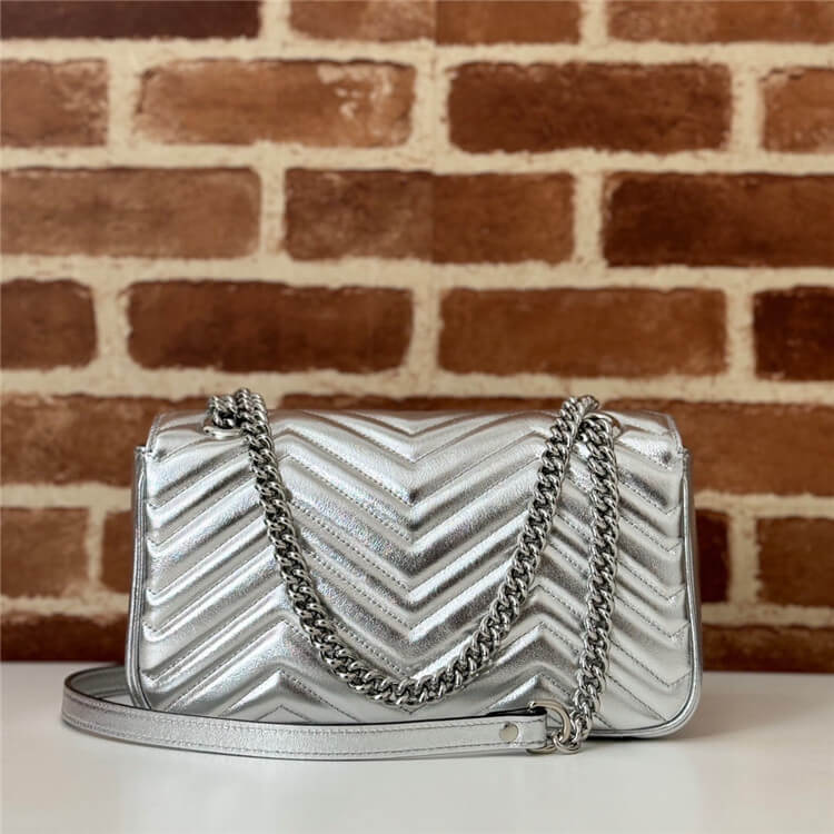 Replica Gucci GG Marmont Small Shoulder Bag 443497 AAESO 8106 (4)