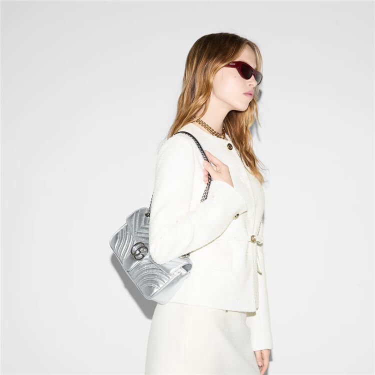 Replica Gucci GG Marmont Small Shoulder Bag 443497 AAESO 8106 (8)