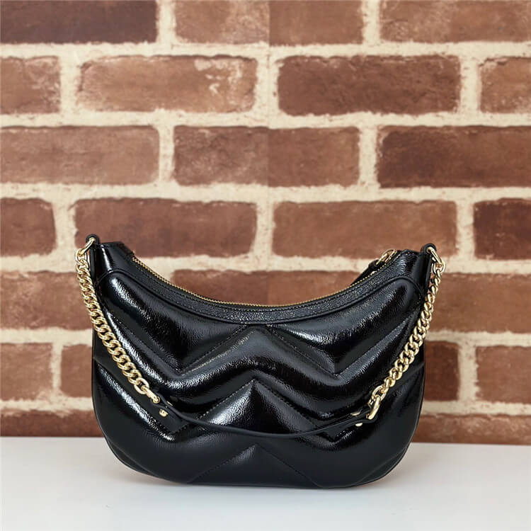 Replica Gucci GG Marmont Small Shoulder Bag 777263 0AABA 1000 (4)