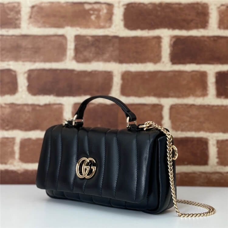 Replica Gucci GG Milano Mini Top Handle Bag 806017 AAD71 1000 (3)