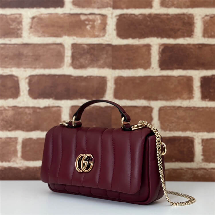 Replica Gucci GG Milano Mini Top Handle Bag 806017 AAD71 6207 (3)