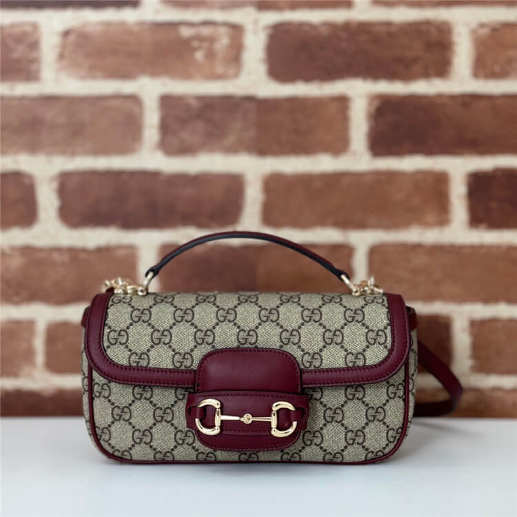 Replica Gucci Horsebit 1955 Small Top Handle Bag 815206 FAD6M 8759 (2)