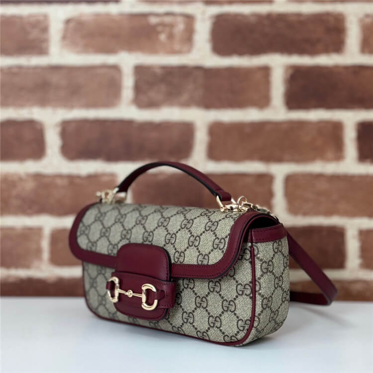 Replica Gucci Horsebit 1955 Small Top Handle Bag 815206 FAD6M 8759 (3)