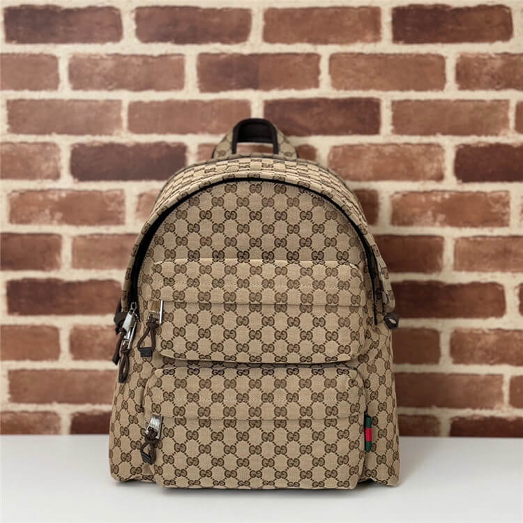 Replica Gucci Medium Backpack With Gucci Logo 800265 FADSC 9852 (2)