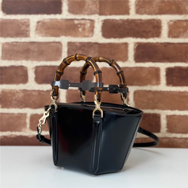 Replica Gucci Mini Bamboo Top Handle Tote Bag 805832 AADVW 1000 (3)