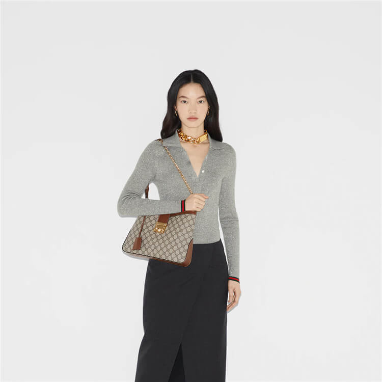 Replica Gucci Padlock GG Medium Shoulder Bag 795113 KHNKG 8534 (8)