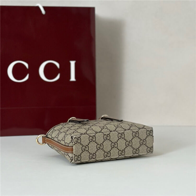 Replica Gucci GG Emblem Mini Bag 855491 FAEUC 9758 (5)