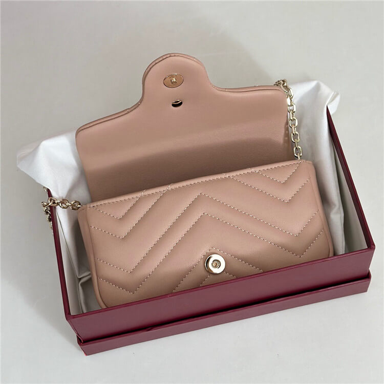 Replica Gucci GG Marmont Mini Shoulder Bag 841290 AAFAX 5753 (5)