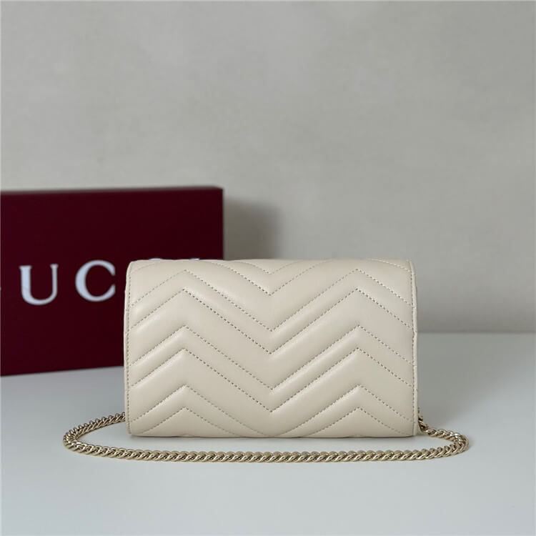 Replica Gucci GG Marmont Wallet On Chain 837745 AAET8 9050 (3)