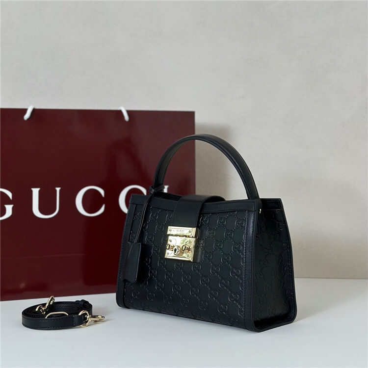 Replica Gucci Padlock Medium Top Handle Bag 838992 AAFDV 1000 (3)