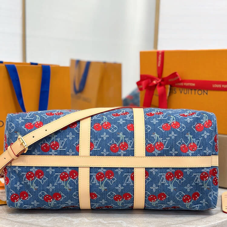Replica LV x TM Keepall Bandoulière 45 M13875 (5)